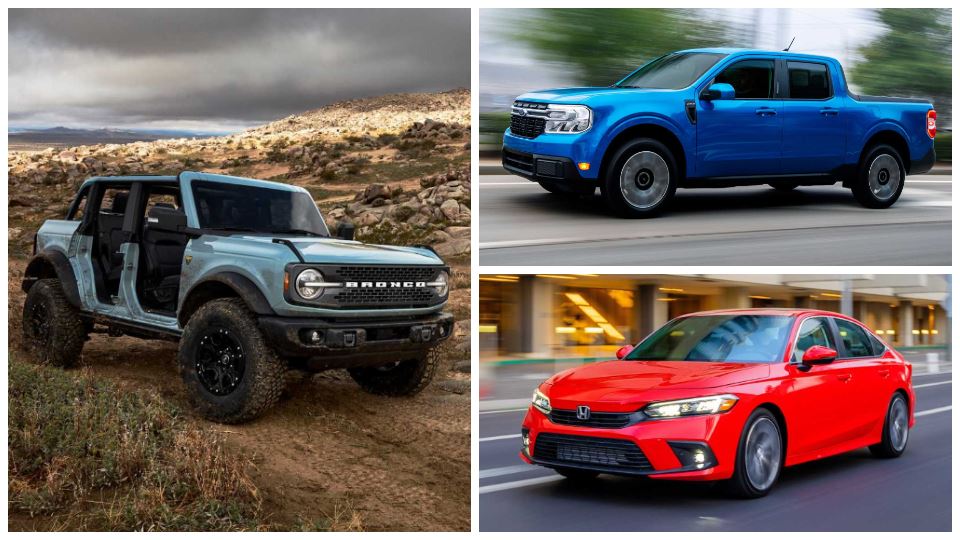 خودروهای برتر بازار آمریکا در سال 2022