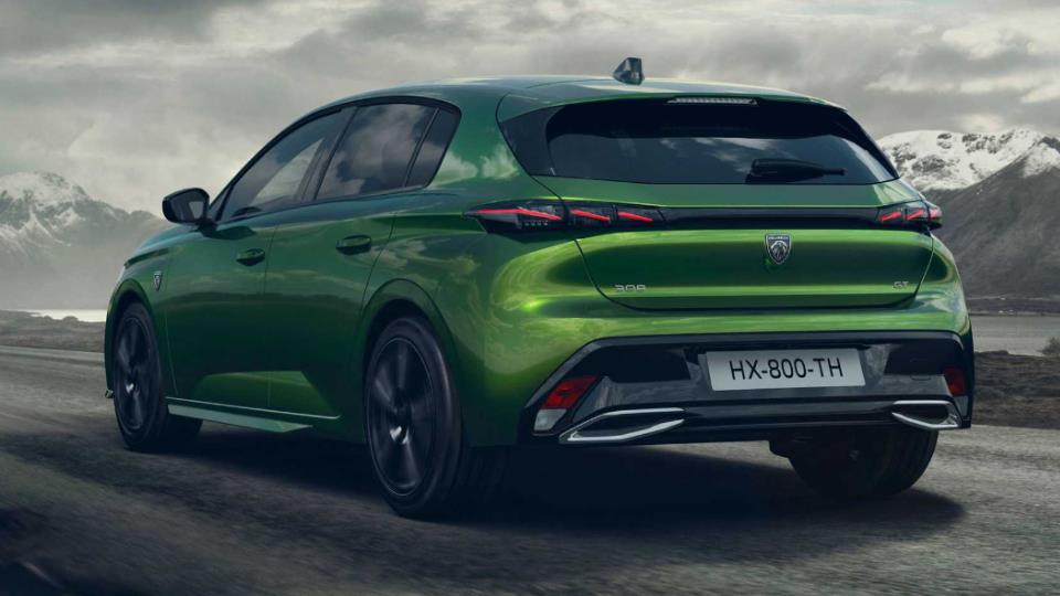 طراحی نمای عقب نسل جدید پژو 308