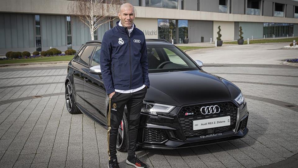 زین الدین زیدان و آئودی RS3