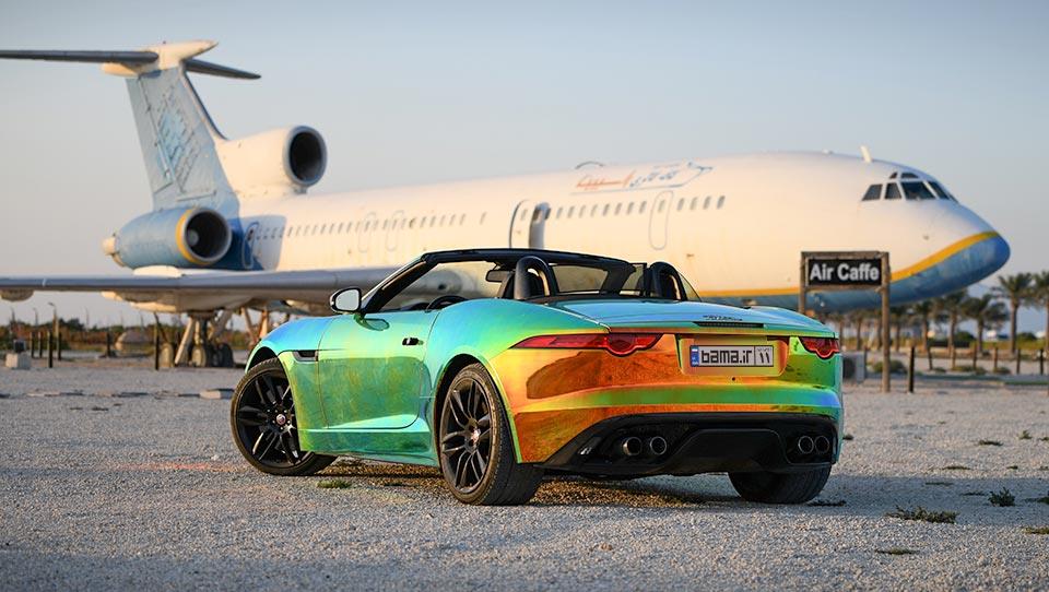 طراحی نمای عقب جگوار F-Type