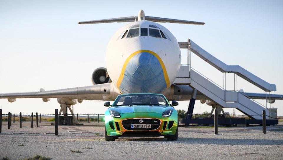 طراحی نمای جلوی جگوار F-Type