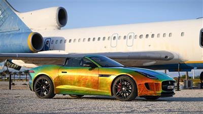 کاور خاص برای جگوار F-Type در جزیره کیش