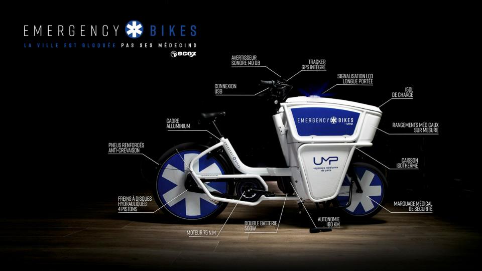 دوچرخه اورژانس پاریس