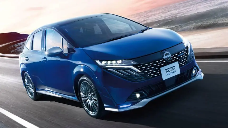 بروزرساني نيسان نوت آئورا