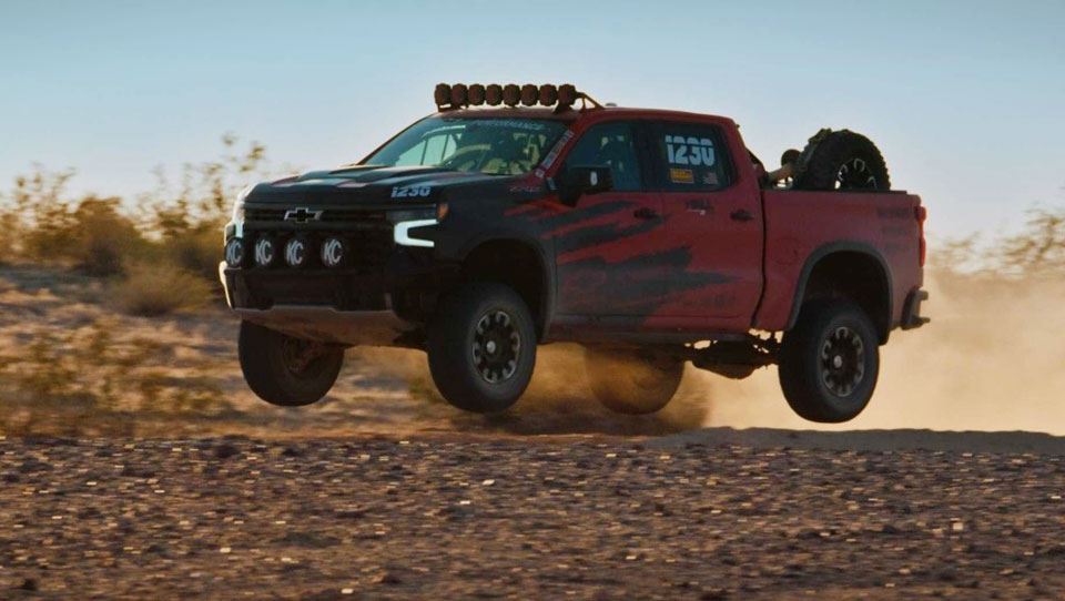 شورولت سیلورادو ZR2 در مسابقات رالی