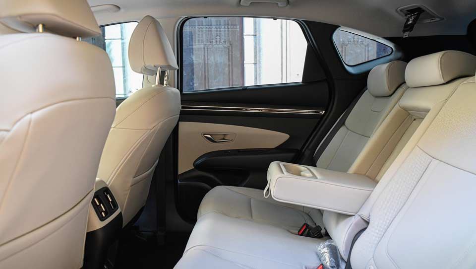 صندلی های ردیف آخر هیوندای توسان 2022