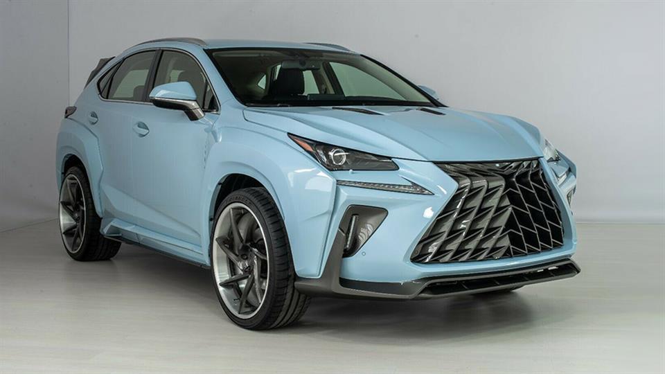 لکسوس nx با کیت بدنه تیونر روسی