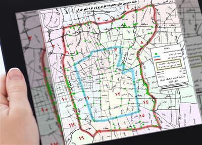 محدوده طرح کنترل آلودگی هوا تهران