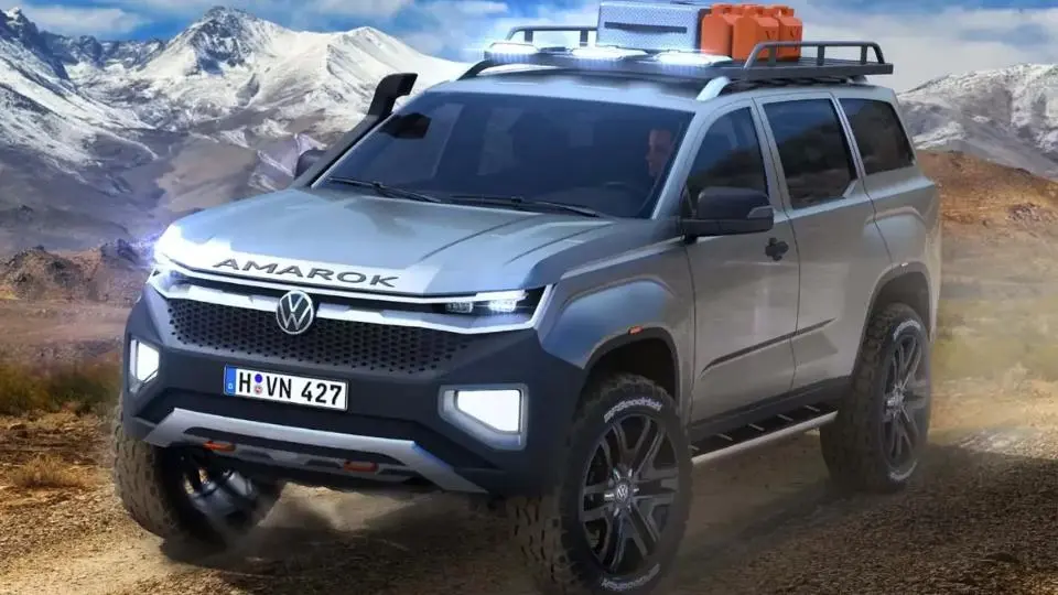 تصويري از فولکس واگن آماروک شاسي بلند