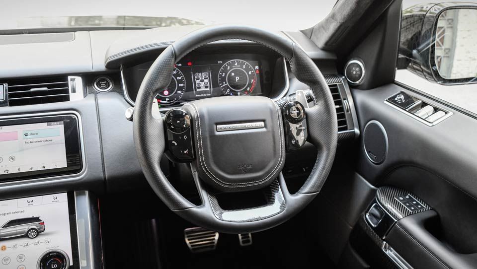 طراحی کابین رنجرور اسپرت SVR مدل 2020