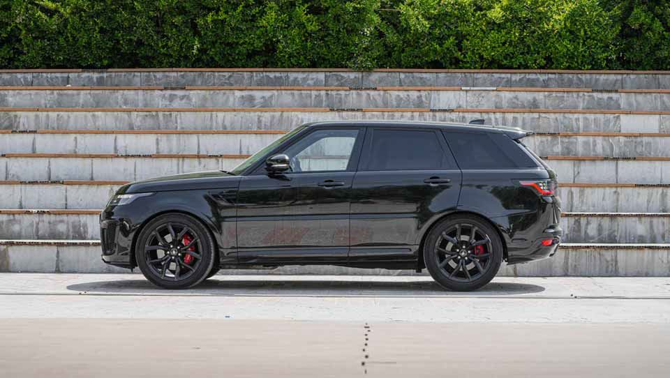 طراحی نمای بغل رنجرور اسپرت SVR مدل 2020