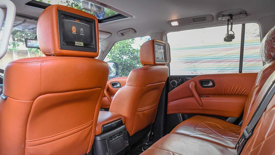 صندلی های ردیف عقب نیسان پاترول  2020