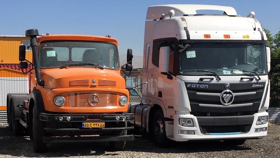 محبوبیت کمپرسی بنز 1924 در برابر کامیون های چینی