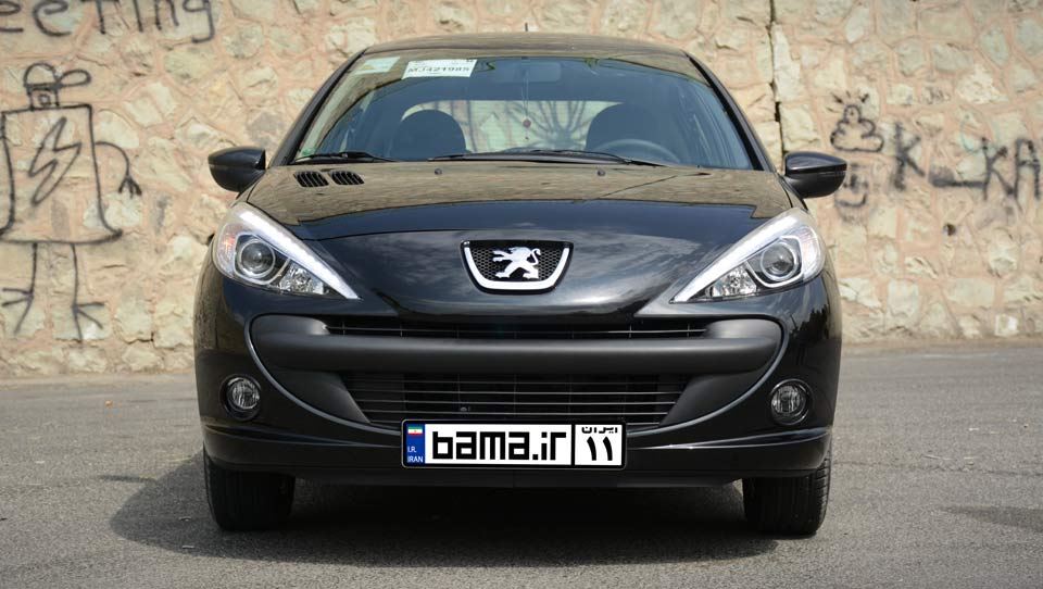 طراحی نمای جلو پژو 207i پانوراما 