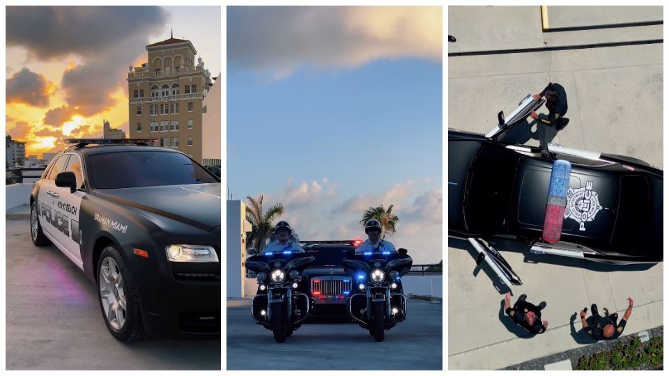 رولزرویس گوست برای پلیس میامی