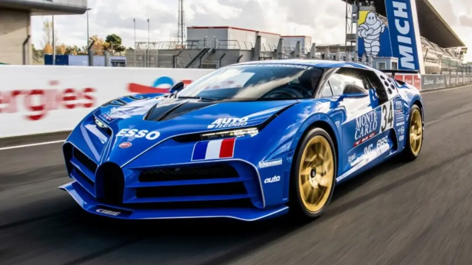 بوگاتي چنتوديچي اداي احترام به مسابقات لمان