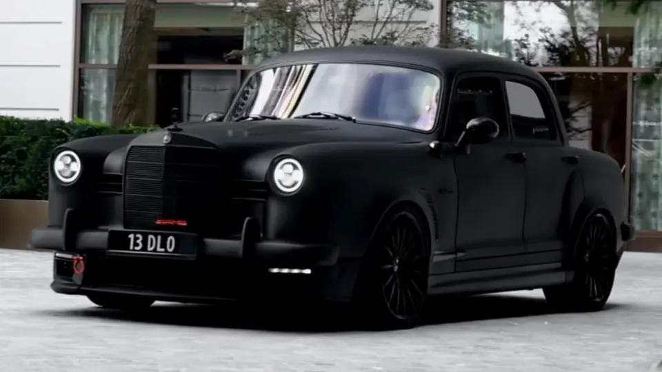 بنز پونتون کلاسيک ترسناک با پيشرانه AMG