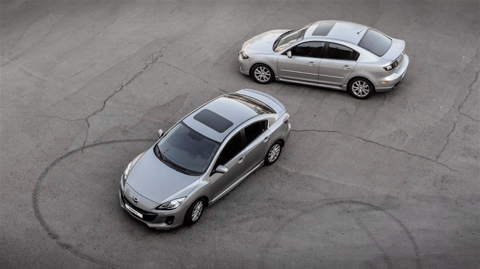 مقایسه نسلهای مختلف مزدا 3 نیو