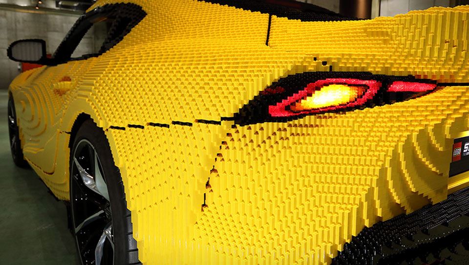 ویوتا سوپرا با قطعات لگو