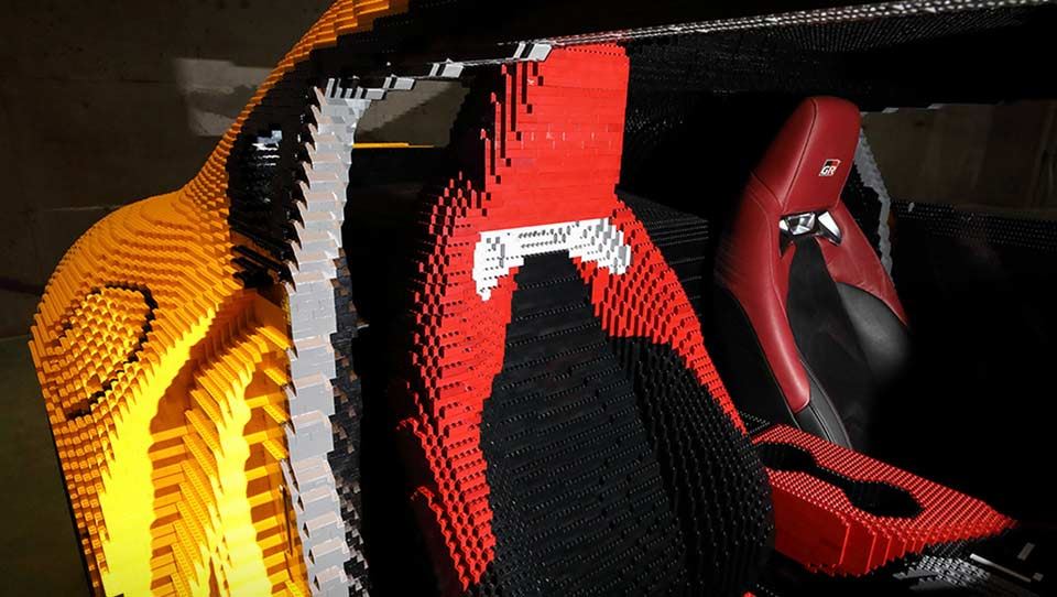 ویوتا سوپرا با قطعات لگو