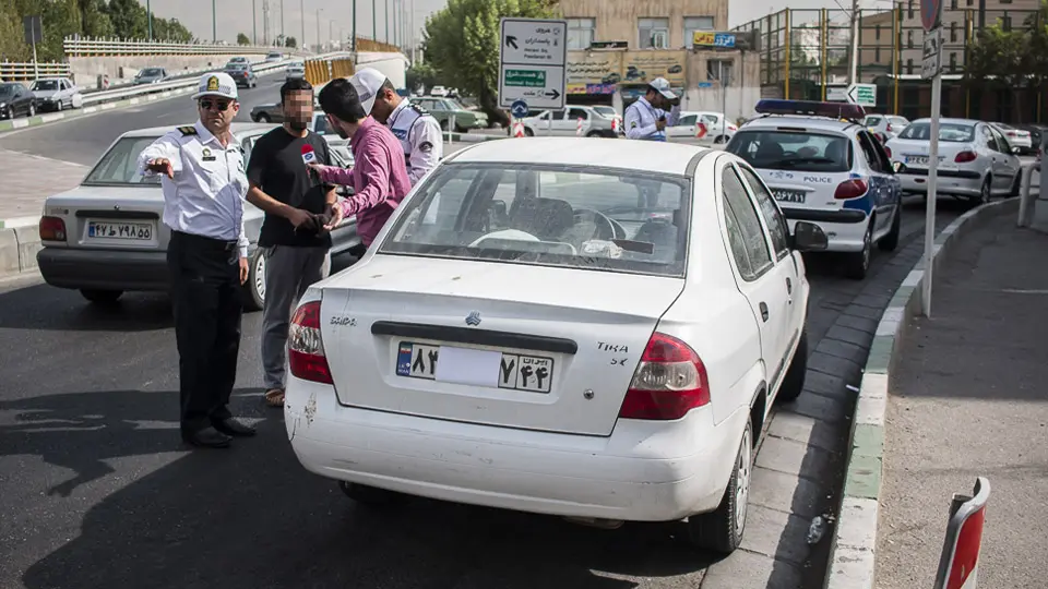 جريمه پلاک مخدوش خودرو