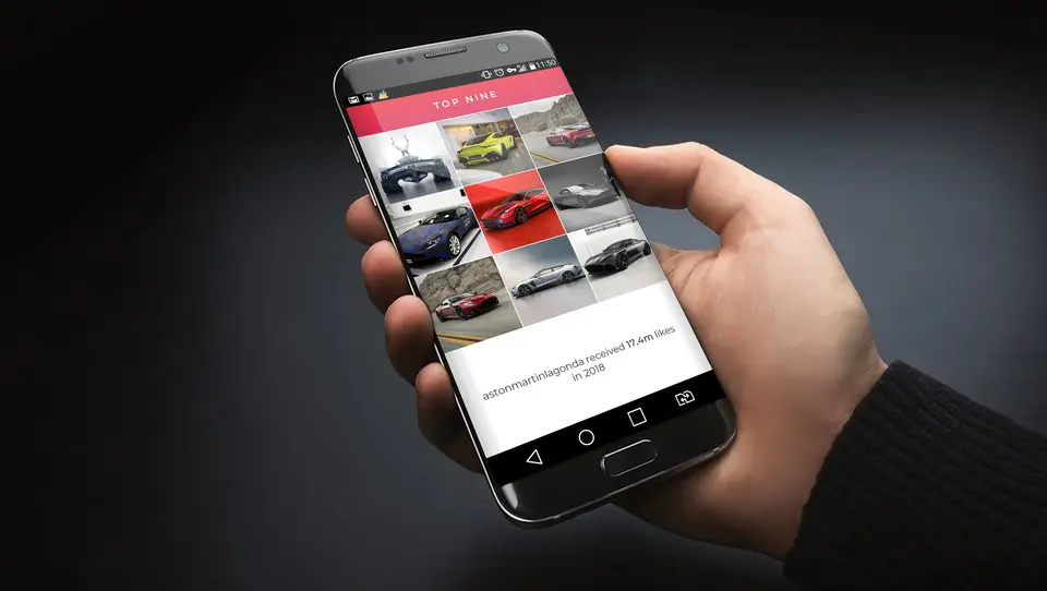 9 – استون مارتین - برترین پست 2018 با 214 هزار لایک