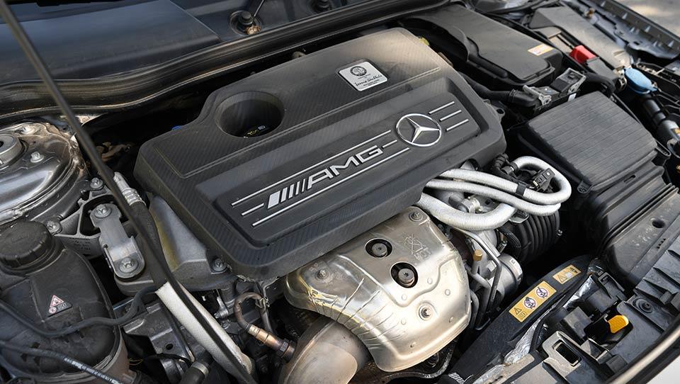 پیشرانه توربو مرسدس‌بنز GLA45 AMG