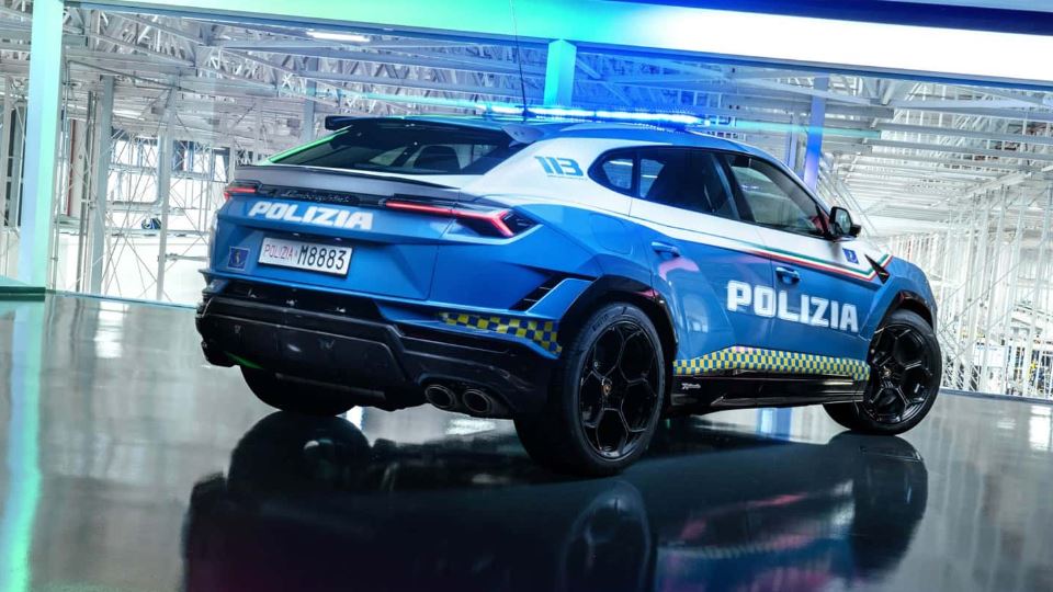 لامبورگینی اوروس ماشین پلیس ایتالیا