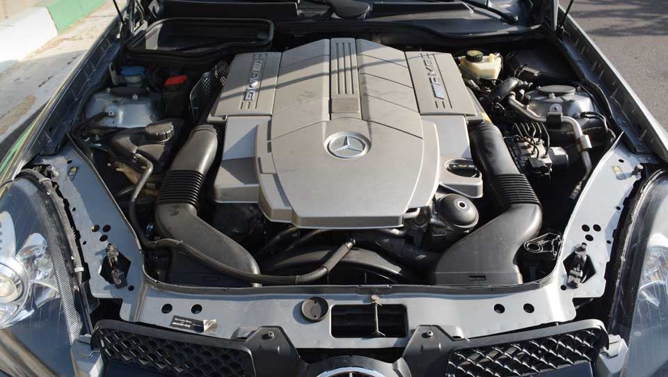 پیشرانه و مشخصات فنی مرسدس بنز SLK55 AMG