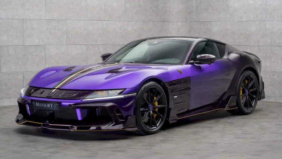 جديدترين 12 سيلندر فراري با لباس منصوري!