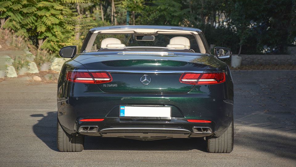 تجربه رانندگی با مرسدس‌ بنز S560 کابریولت 2019