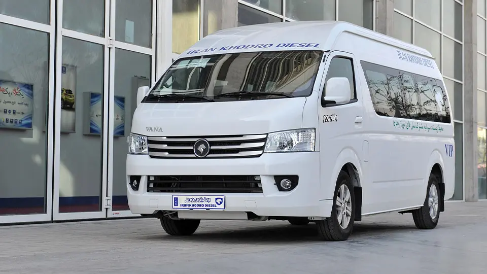 بررسي ون وانا يورو 5 ايران خودرو ديزل