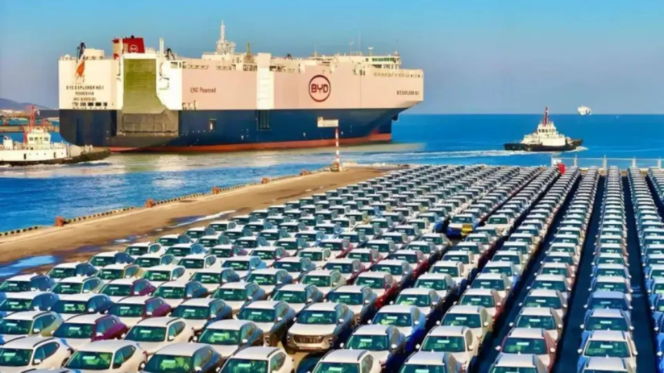 آمار صادارات BYD در سال 2025
