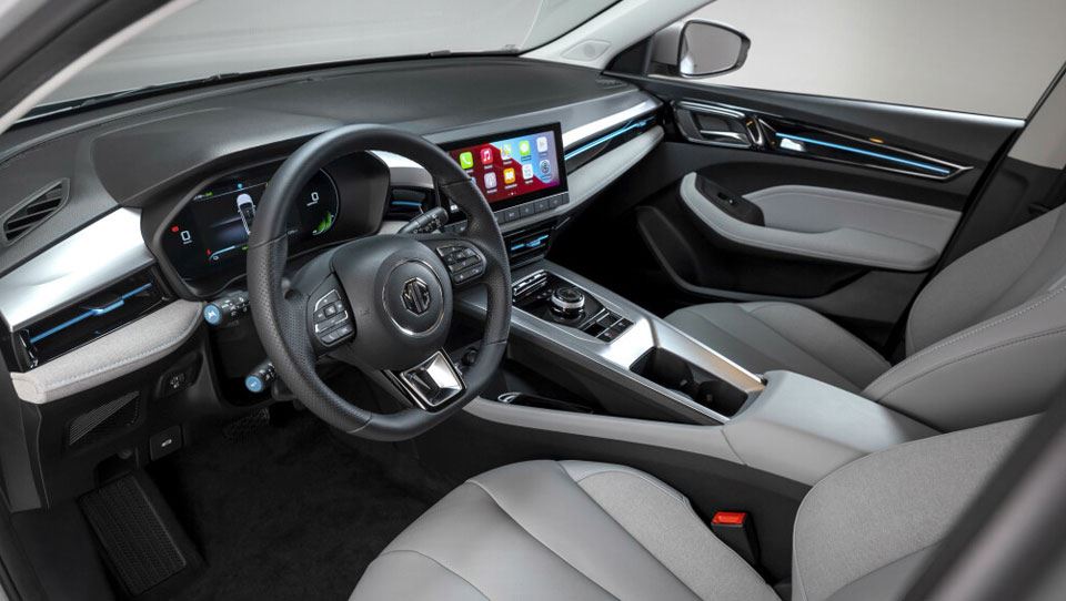 ام‌جی 5 استیشن‌واگن برقی در اروپا