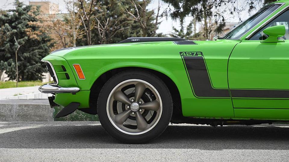 ریم های طرح بولیت و کالیپر ترمز جدید برای فورد ماستنگ 1970 