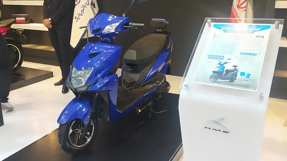 موتورسيکلت برقي B2 کرمان باتري