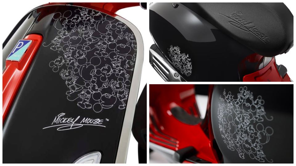 موتورسیکلت وسپا دیزنی میکی موس ادیشن