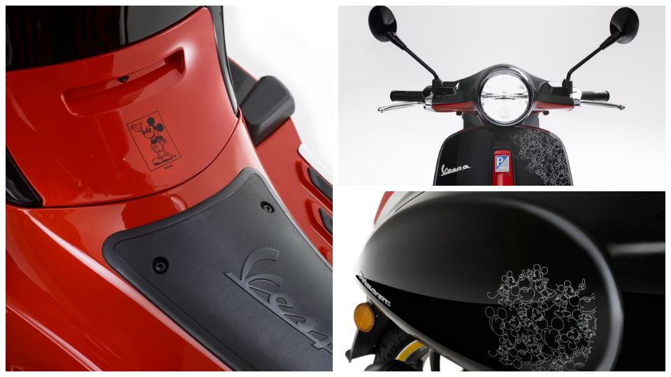 موتورسیکلت وسپا دیزنی میکی موس ادیشن