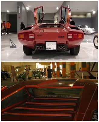 مقایسه خودروهای موزه قبل و بعد از بازسازی