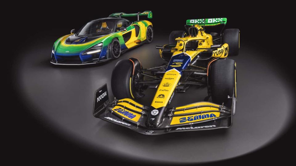 ادای احترام مک‌لارن به آیرتون سنا