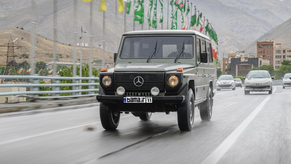 تجربه رانندکی با مرسدس بنز G280 مدل 1980