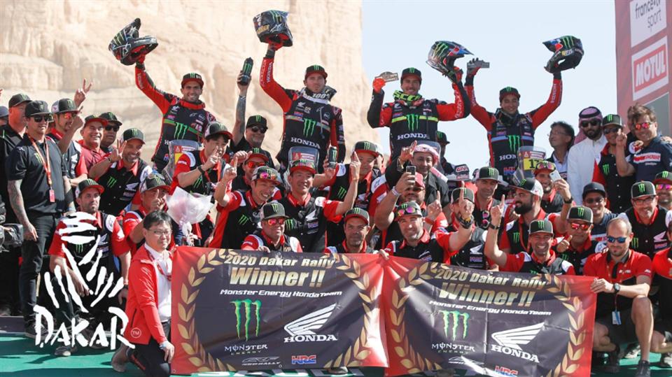 قهرمانی تیم موتورسواری ktm در رالی داکار 2020