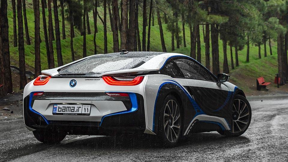 طراحی نمای عقب ب‌‌ام‌و i8