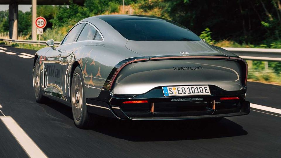 رکوردشکنی مرسدس ویژن EQXX با یک بار شارژ