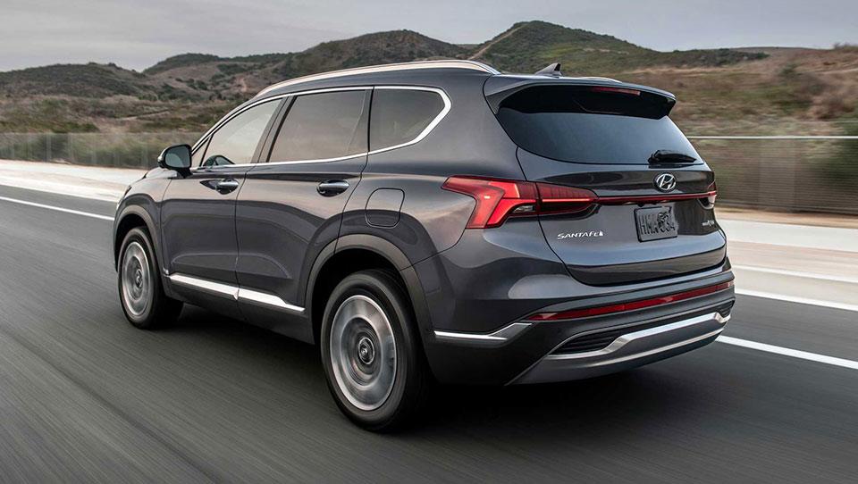 طراحی نمای عقب هیوندای سانتافه 2021