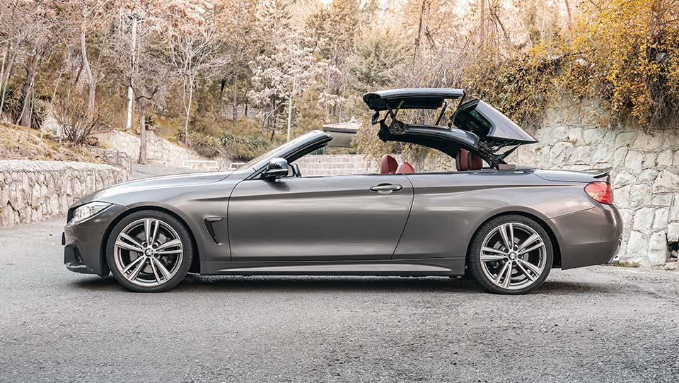 مکانیزم بسته شدن سقف در ب‌ام‌و 428i کروک مدل 2016