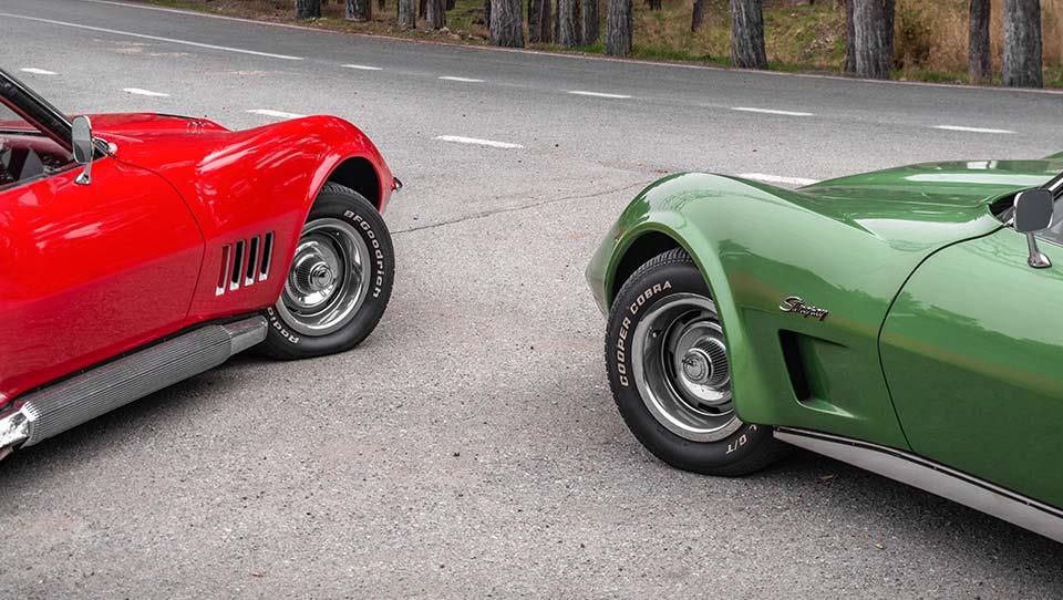 دریچه های هوا روی گلگیر شورولت کوروت استینگری با الهام از سفره ماهی