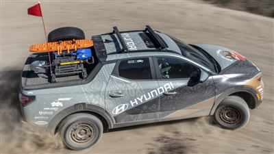 نسخه آفرود از هیوندای سانتاکروز مخصوص رالی Rebelle  