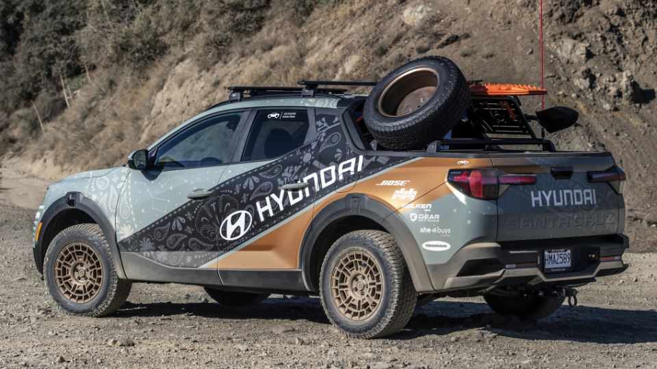 نسخه آفرود از هیوندای سانتاکروز مخصوص رالی Rebelle  