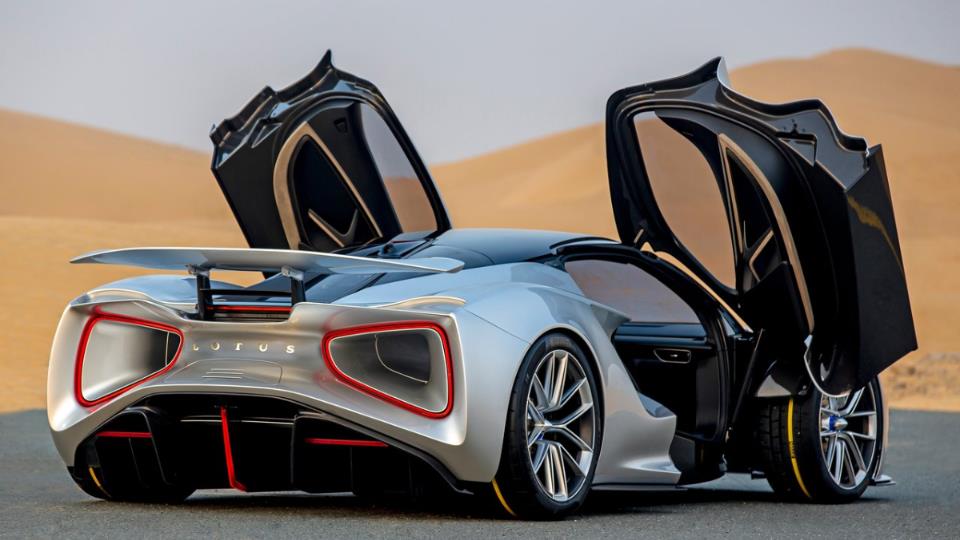 جایزه بهترین طراحی برای سوپراسپرت برقی لوتوس اوایا